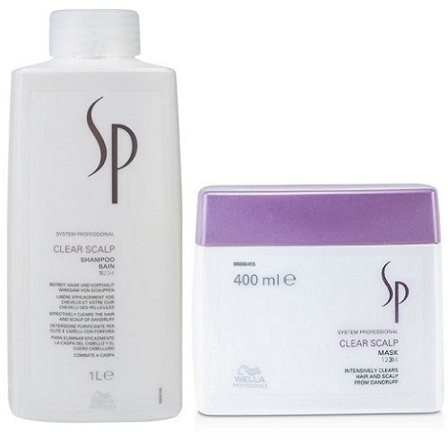 DẦU GỘI & HẤP DẦU LÀM SẠCH DA ĐẦU VÀ TRỊ GÀU SP CLEAR SCALP 1000ML