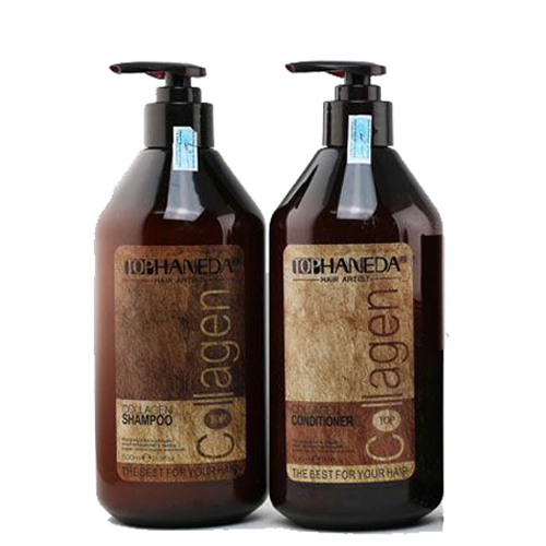 DẦU GỘI XÃ HANEDA COLLAGEN SẢN PHẨM HỒI TÓC YẾU VÀ HƯ TỔN NẶNG 500ML