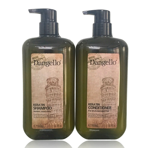 DẦU GỘI XÃ PHỤC TÓC KHÔ XƠ, HƯ TỔN DANGELLO KERATIN 500ML