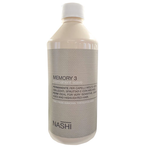 THUỐC UỐN NASHI MEMORY 3 ORGANIC CHO TÓC HƯ TỔN NẶNG 500ML