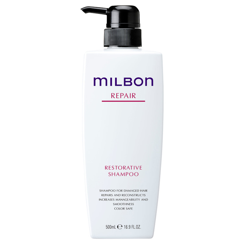 Dầu gội phục hồi tóc hư nặng do nhuộm tẩy Milbon Repair 500ml
