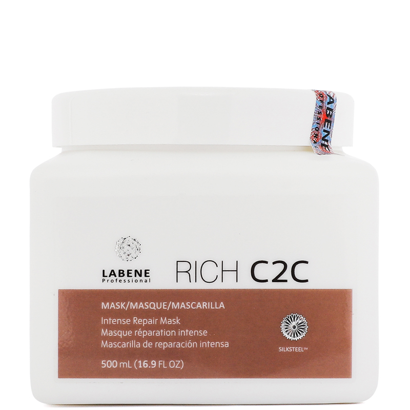 Hấp dầu Labene 2 lớp phục hồi tóc hư tổn nặng C2C collagen 500ml