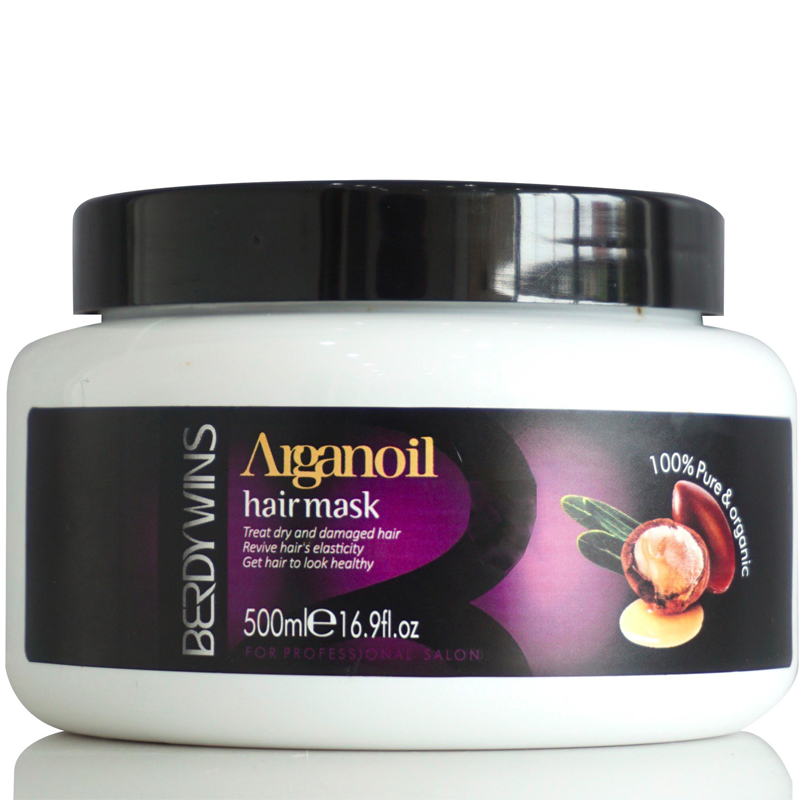 Hấp dầu phục hồi tóc (dạng hủ) Berdywins argan oil 500ml