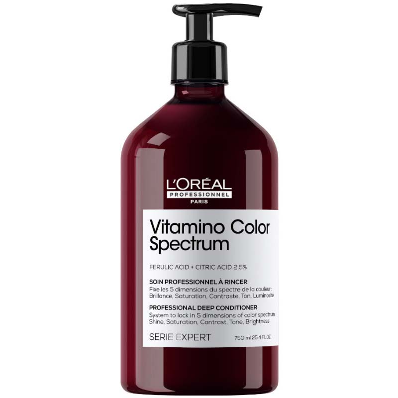 Dầu xả L'oreal Vitamino Color Spectrum khoá màu tóc nhuộm 750ml