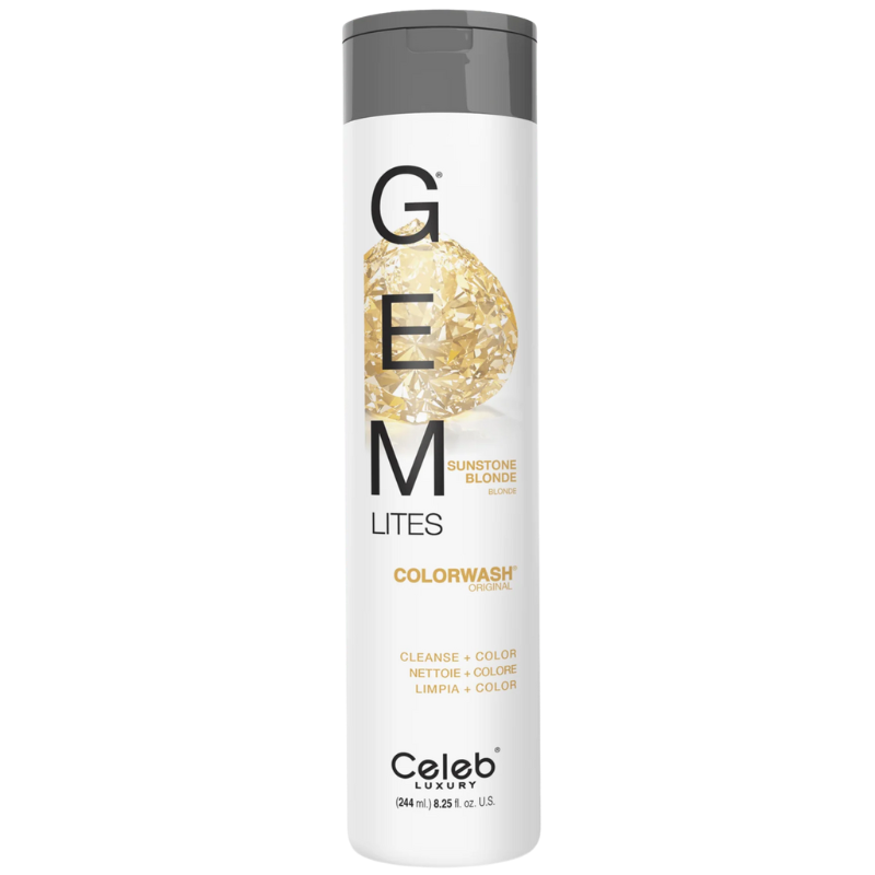 DẦU GỘI CELEB GEM LITES SUNSTONE CHO TÓC NHUỘM VÀNG 244ML