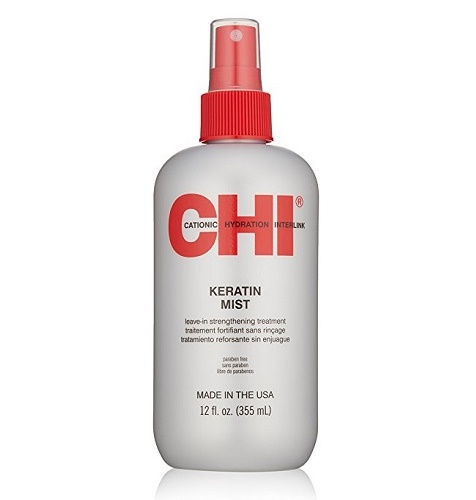 XỊT DƯỠNG PHỤC HỒI CHI KERATIN MIST LEAVE IN STRANGTHENING 355ML